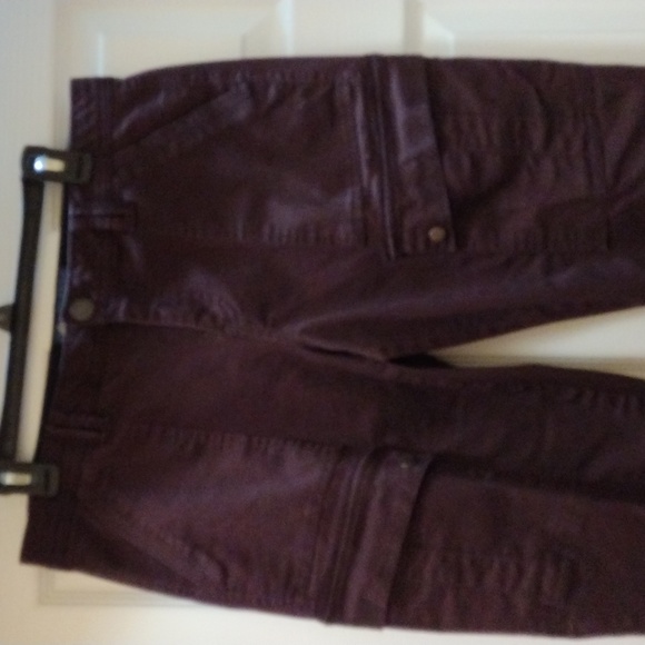 Democracy ab solutions Cabernet colored cropped utility pant - Picture 4 of 8